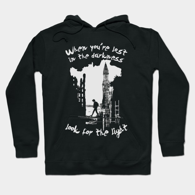 Look for the Light Hoodie by Power Up Prints